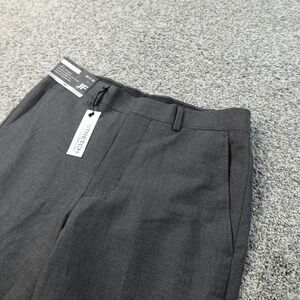 NEW J Ferrar Pants Mens 29X30 Gray‎ Chino Trouser Dress Slacks Office Flat Front